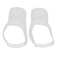 1 Pair Barber Shoes Cover - Hairdressing Haircut Shoe Cover Protector with Transparent Design for Hair Stylist