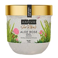 Kapiva Skin Rituals Aloe Rose Gel 200 Gms Aftersun Soothing Gel For Sunburn Relief Hydration Clinically Tested Rose Act