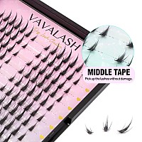 Vavalash Individual Cluster Lashes 196 Pcs Diy Eyelash Extension Light And Soft Faux Mink Slik Lash Clusters Easy Full Lash Exte