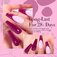 Born Pretty Purple Gel Nail Polish Fall Winter Color Gel Polish Soak Off Uv Led Nail Lamp Gel Polish Nail Art Manicure Salon Diy