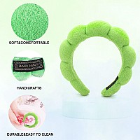 Ruiwen Sponge Terry Cloth Spa Headband For Women Girls Face Washing Exfoliating Makeup Removal Bubble Soft Puffy 2 Co