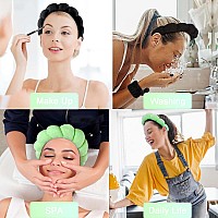 Ruiwen Sponge Terry Cloth Spa Headband For Women Girls Face Washing Exfoliating Makeup Removal Bubble Soft Puffy 2 Co