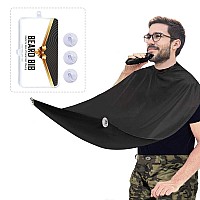 Beard Apron Bib For Men Adjustable Beard Hair Catcher Shaving And Trimming Apron Nonstick Beard Cape Waterproof Grooming Cloth