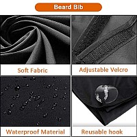 Beard Apron Bib For Men Adjustable Beard Hair Catcher Shaving And Trimming Apron Nonstick Beard Cape Waterproof Grooming Cloth