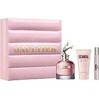 Jean Paul Gaultier Scandal 3Piece Gift Set For Women 27 Oz Eau De Parfum Spray 25 Oz Perfumed Body Lotion 033 Oz Trave