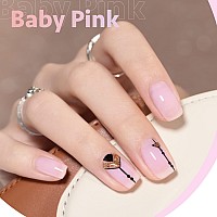 GAOY Baby Pink Gel Nail Polish, 16ml Soak Off UV Light Cure Gel Polish for Nail Art DIY Manicure at Home, Color 1525