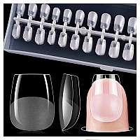 Gelike Ec Extra Short Soft Gel Nail Tips Kit For Soak Off Nail Extensionsfull Covercoffin Shapedprebuff Pmma Resinclear Ult