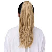 Shulashop Blonde Ponytail Extension20 Ponytail Hair Extensions Ponytail Curly Claw Hair Hair Extension Natural Looking Synthet