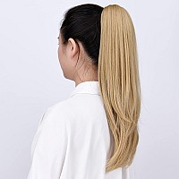 Shulashop Blonde Ponytail Extension20 Ponytail Hair Extensions Ponytail Curly Claw Hair Hair Extension Natural Looking Synthet