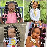 Afro Puff Bubble Ponytail Extension For Girl Black Pony Tailtwo Packs Pony Tail Protective Style Kinky Straight Ponytails Lante