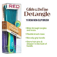 Red By Kiss Glide Define Nonslip Detangling Brush For Natural Hair Super Jumbo