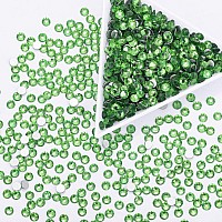 1440Pcs Light Green Crystal Rhinestonesglass Flatback Rhinestones Gemstones Small For Nail Face Makeup Art Crafts Clothes Decor