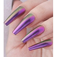 Major Dijit Chameleon Nail Polish Holographic Glitter Quick Dry Nail Polish Shimmer Iridescent Chrome Nail Art Varnish (04)