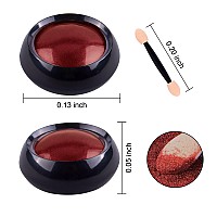 Duufin 22 Colors Chrome Powders Pear Nail Powder Metallic Powder Mirror Pearl Chrome Nail Powder Iridescent Aurora Nails Art Pow