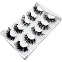 False Eyelashes Mink Lashes Fluffy Dramatic 20mm Long Faux Mink Eyelashes D Curl Wispy Fake Lashes Pack Look Like Extension