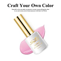 Imtiti Jelly Gel Nail Polish 1 Pcs 05 Fl Oz Nude Pink Jelly Gel Polish Soak Off Led U V Nail Gel Polish Sheer Translucent Gel