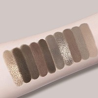 Erinde 10 Color Eyeshadow Palette Makeup Matte Shimmer Glitter Eye Shadow Ultrablendable High Pigmented Naturinglooking