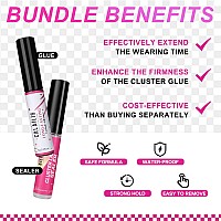 Lash Bond And Seal Calailis Cluster Lash Glue For Lash Clusters Super Strong Hold And Long Lasting 4872 Hours Lash Extension G