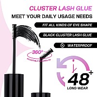 Lash Bond And Seal Calailis Cluster Lash Glue For Lash Clusters Super Strong Hold And Long Lasting 4872 Hours Lash Extension G