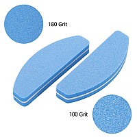 40 Count Mini Nail Buffer Block Small Nail Files For Acrylic Nails And Natural Nails 100180 Grits Double Sided Nail Buffeing T