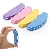 80 Count Mini Nail Buffers Kit 100180 Grit Nail Buffing Block Small Nail Files For Acrylic Nails And Natural Nails