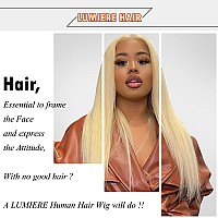 Lumiere 613 Lace Front Wig Human Hair 28 Inch 13X4 Hd Lace Front Wigs Glueless Remy Hair 180 Density Soft And Thick Pre Plucked