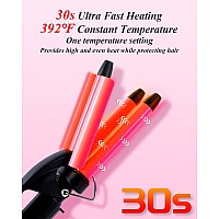 Mini Three Barrel Curling Iron Small Curling Wand 12 Inch For Home And Travel Ceramic Tourmaline Add Shine To Waves Youuish