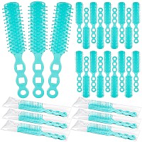 Lauwell 36 Pcs Hair Brushes In Bulk For Homeless Disposable Hair Brushes Nylon Bristles Detangling Brush For Curly Wet And Dry