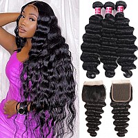 Human Hair Bundles With Closure 16 18 2014