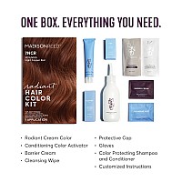 Madison Reed Radiant Hair Color Kit Light Copper Red For 100 Gray Coverage Ammoniafree 7Ncr Vesuvius Red Permanent Hair Dy