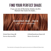 Madison Reed Radiant Hair Color Kit Light Copper Red For 100 Gray Coverage Ammoniafree 7Ncr Vesuvius Red Permanent Hair Dy