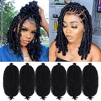 BAOTA Marley Twist Braiding Hair 16 Inch Cuban Twist Hair Afro Twist Marley Hair Pre-Separated Braiding Hair Pre Fluffed Kinky Twist Wrapping Hair Extensions