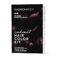 Madison Reed Radiant Hair Color Kit Darkest Cool Sangria For 100 Gray Coverage Ammoniafree 4Vr Volterra Amethyst Permanent