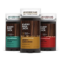 Every Man Jack Mens Antiperspirant Deodorant Variety Set Stay Fresh With Antiperspirant Mens Deodorant Odor Crushing Long L