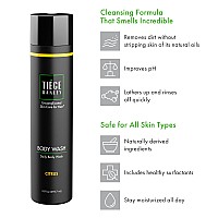 Tiege Hanley Daily Body Wash For Men Gently Removes Dirt Sweat And Oil Citrus Scent 10 Fluid Ounces Made In The Usa 3