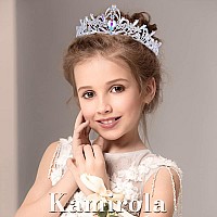 Kamirola Crystal Crowns And Tiaras Headband For Girl Or Women Birthday Party Wedding Prom Bridal Christmas Valentine