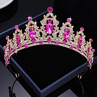 Kamirola Tiaras Crown For Women Crystal Headbands For Bridalwedding And Party Prom Pageant Partygothic Halloween Costumes Fo