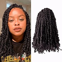 Passion Twist Hair 14 Inch 7 Packs Pretwisted Short Passion Crochet Twist Hair Prelooped Crochet Passion Twist Soft Braids4