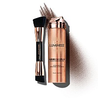 Luminess Silk Airbrush Spray Foundation Buffing Brush Kit Full Coverage Foundation Dualsided Buffing Brush Buildable Co