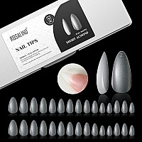 300Pcs Full Matte Short Almond Gel Nail Tipsrosalind 15 Sizes Full Cover Almond Nail Tips Acrylic Fake Nails Extension Nail Art