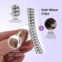 Aluminum 3 Butterfly Clips Set Of 10 Fingerwave And Marcel Wave Setting Clamps