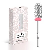 Airsee Tungsten Carbide Acrylic Nail Drill Bit Efile Electric File Machine Head Tip For Manicure Polishing Art Remove Gel 332