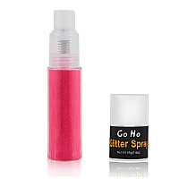 Go Ho Uv Hot Pink Hair And Body Glitter Spray16 Oz45Gfestival Uv Glitter Effect Shimmer Makeup For Hairbodyclothesfine P