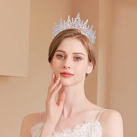 Kamirola Vintage Tiaras And Crowns For Women Bridal Crown Princess Tiaras Headband Costume Party Accessoriestr19 Silver Ab2