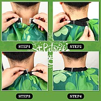 Febsnow Professional Barber Cape Independence St Patricks Day Salon Green Hair Cutting Cape With Adjustable Neckline And Neck