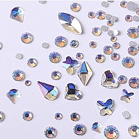 Belicey Nail Arts Rhinestones Multishape Pearl Rhinestone Golden Metal Nail Art Decoration With Butterfly Charm Nail Dimond Gem