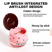 2Pcs Bee Lip Balm Honey Pot Honey Strawberry Lip Balm Moisturizing Lip Sleep Mask With Stick Hydrating Prevention Dry And C