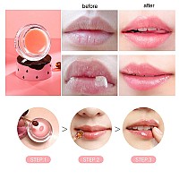 2Pcs Bee Lip Balm Honey Pot Honey Strawberry Lip Balm Moisturizing Lip Sleep Mask With Stick Hydrating Prevention Dry And C