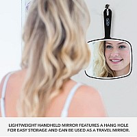 Forpro Professional Collection Premium Hand Mirror With Handle 63 W X 96 L Multipurpose Handheld Mirror With Distortionf