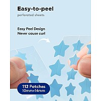 Litbaer Starshaped Pimple Patch Hydrocolloid Acne Stickers With Tea Tree Oil Salicylic Acid Cover Dot For Acne Blemish Pimp